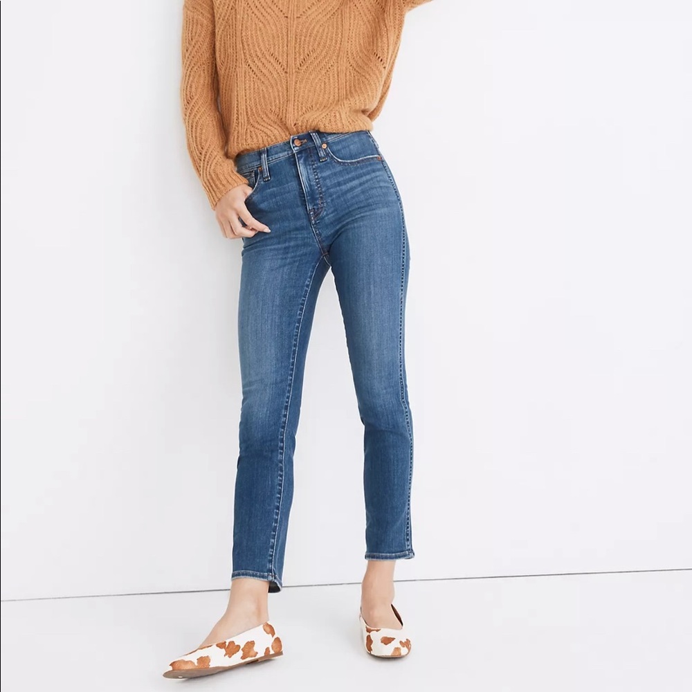 Madewell Stovepipe Jeans Tencel Edition in Leman Wash size 26 (fits 27)